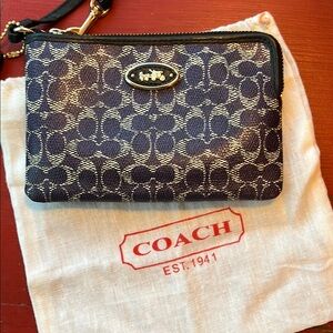 Coach Signature Wristlet
